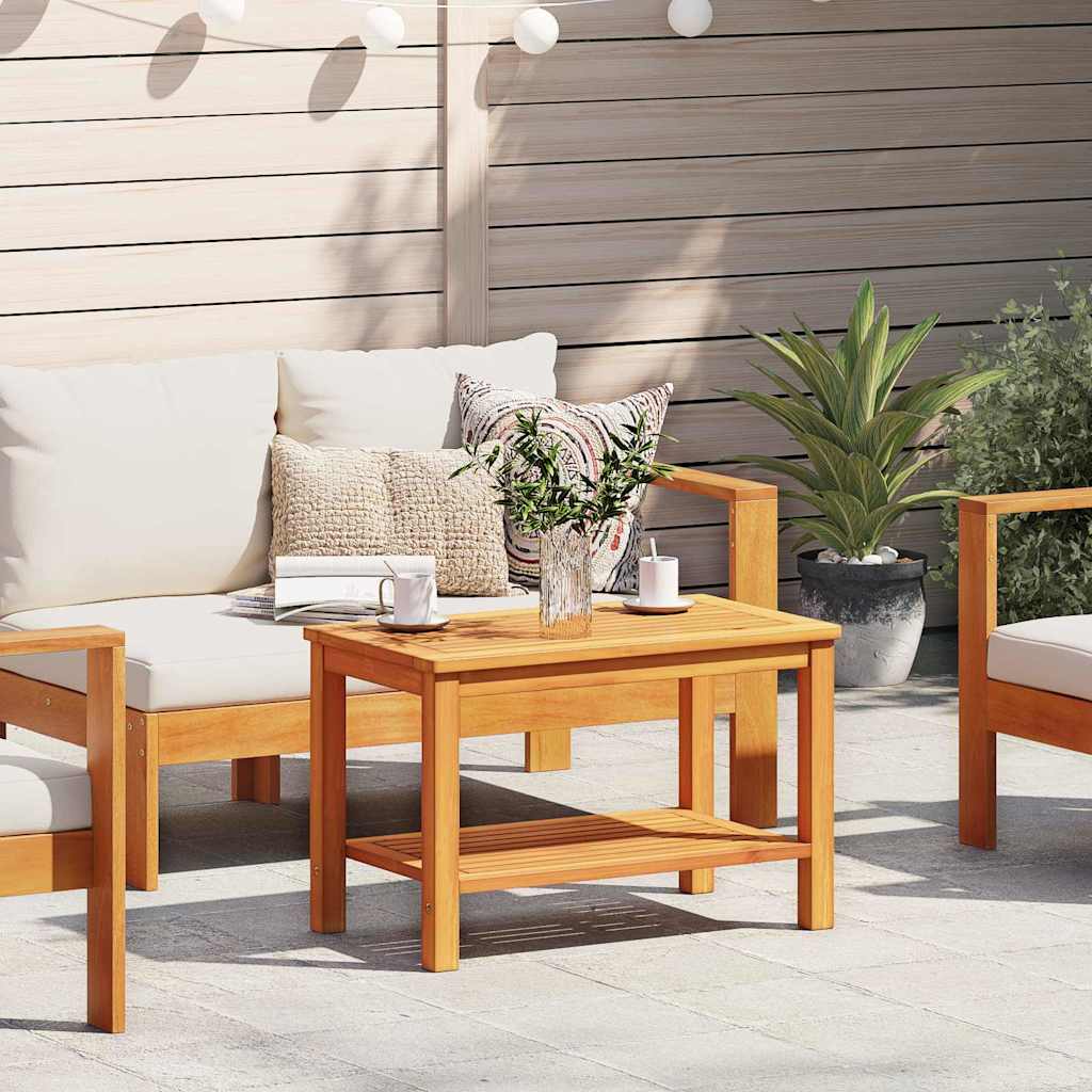 Table basse Marron 90 x 50 x 45 cm Bois d'acacia massif - XIOS