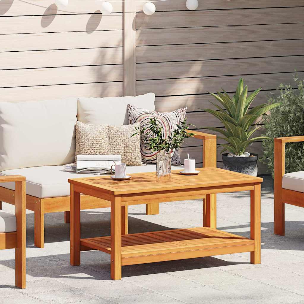 Table basse Marron 110 x 55 x 45 cm Bois d'acacia massif - XIOS