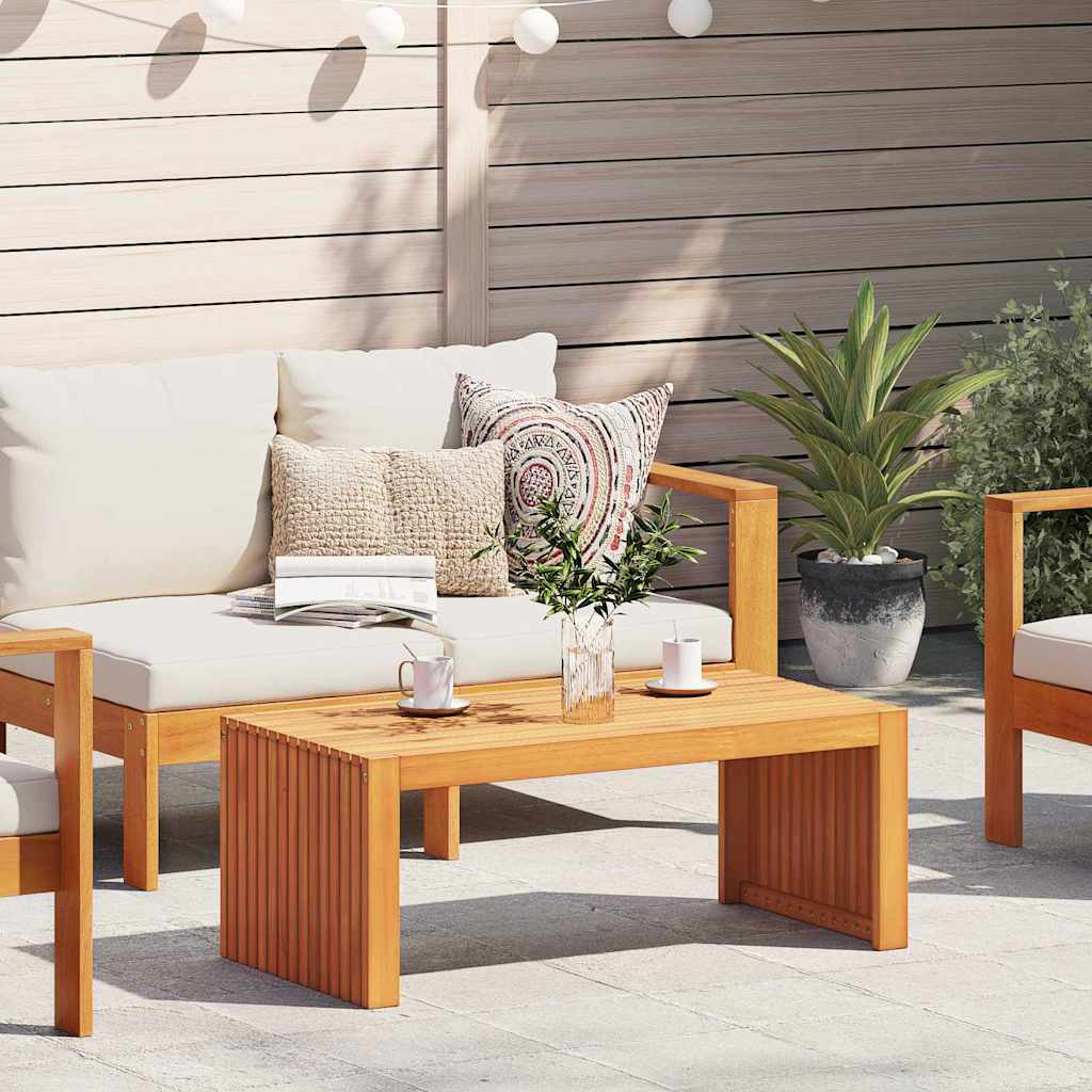 Table basse Marron 90 x 45 x 35 cm Bois d'acacia massif - XIOS