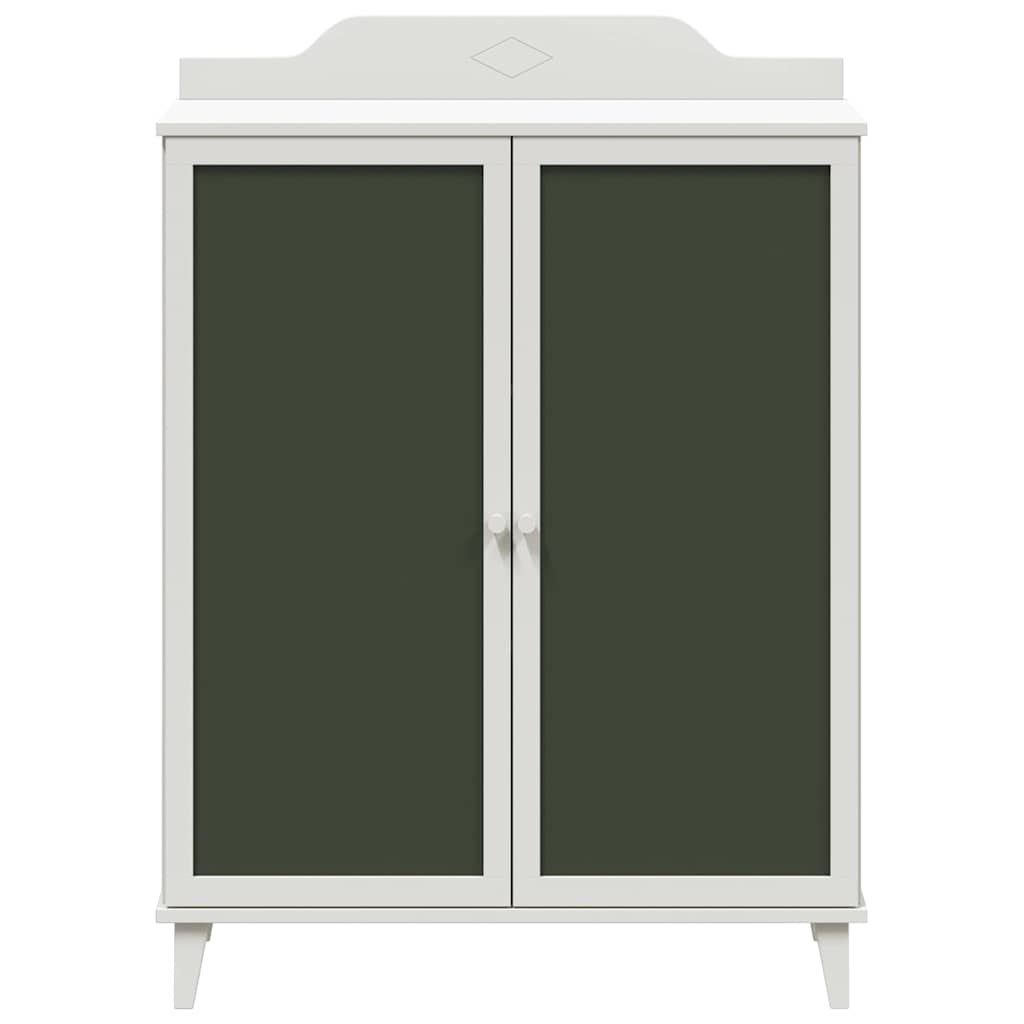 Armoire tableau noir avec étagère Blanc Bois d'ingénierie - XIOS