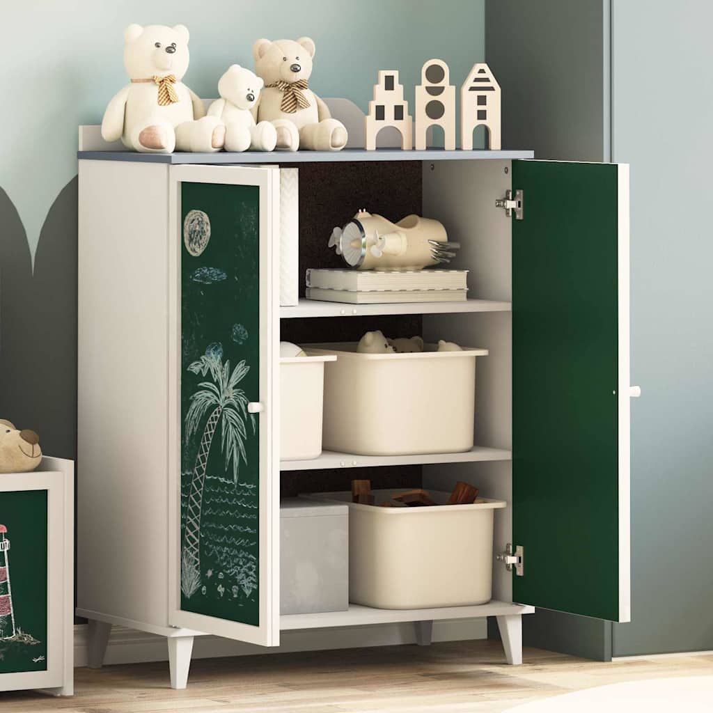 Cabinet avec deux portes et façade en tableau noir ROROS - XIOS