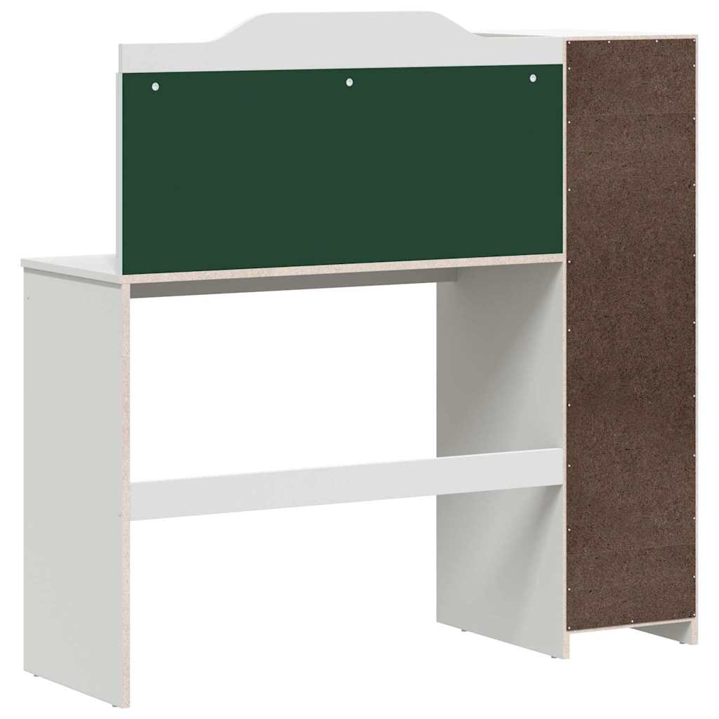Bureau tableau noir Blanc 120 x 45 x 118,5 cm Bois d'ingénierie - XIOS