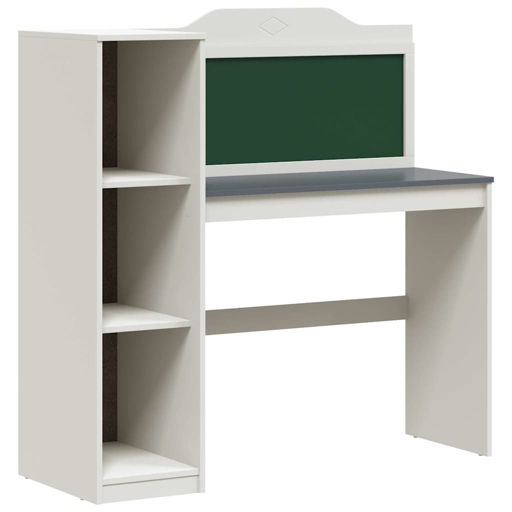 Bureau avec rangement ouvert et tableau noir avec étagère ROROS - XIOS