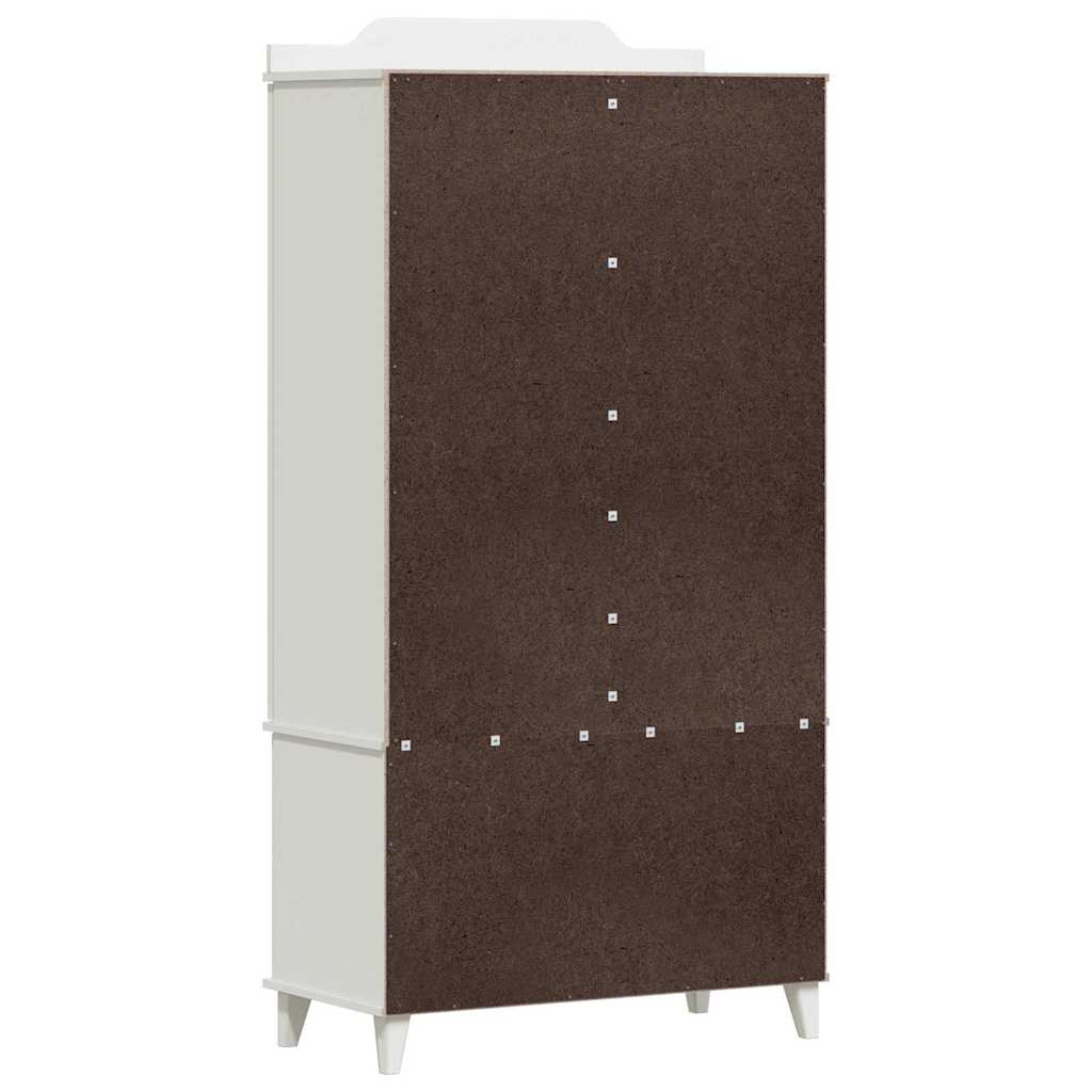Armoire Tableau Noir avec tiroir ROROS Blanc 90 x 45 x 180 cm - XIOS
