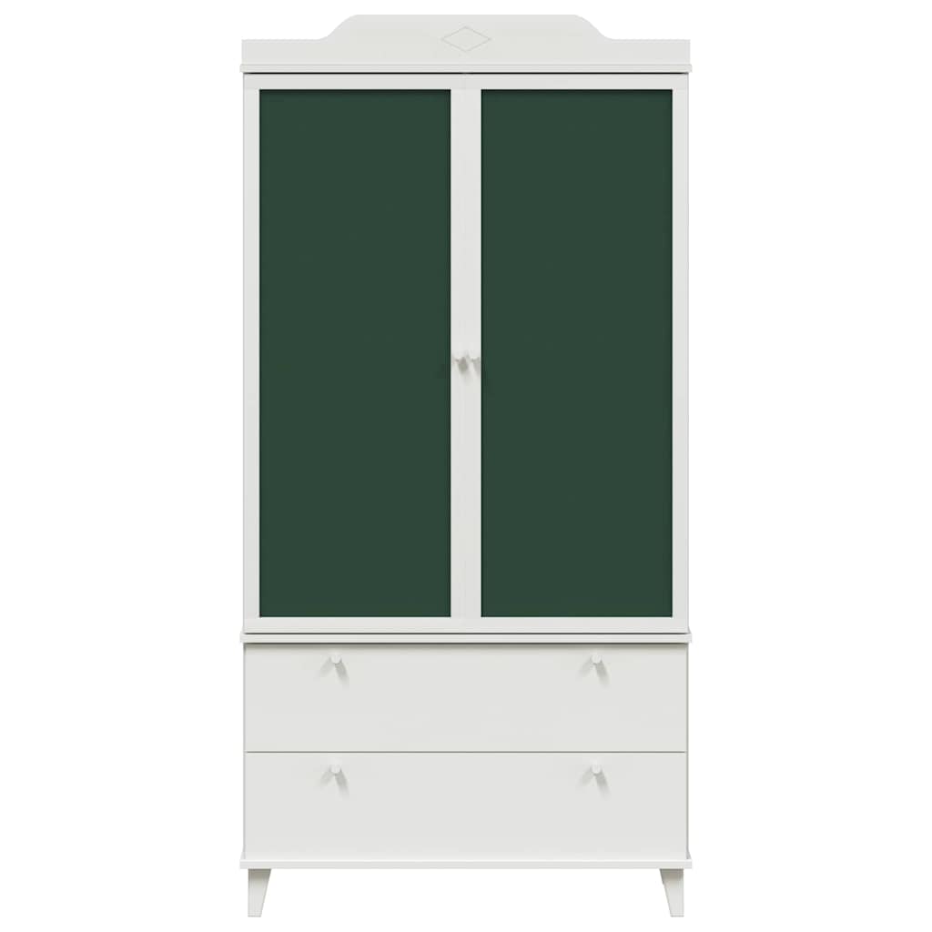 Armoire Tableau Noir avec tiroir ROROS Blanc 90 x 45 x 180 cm - XIOS