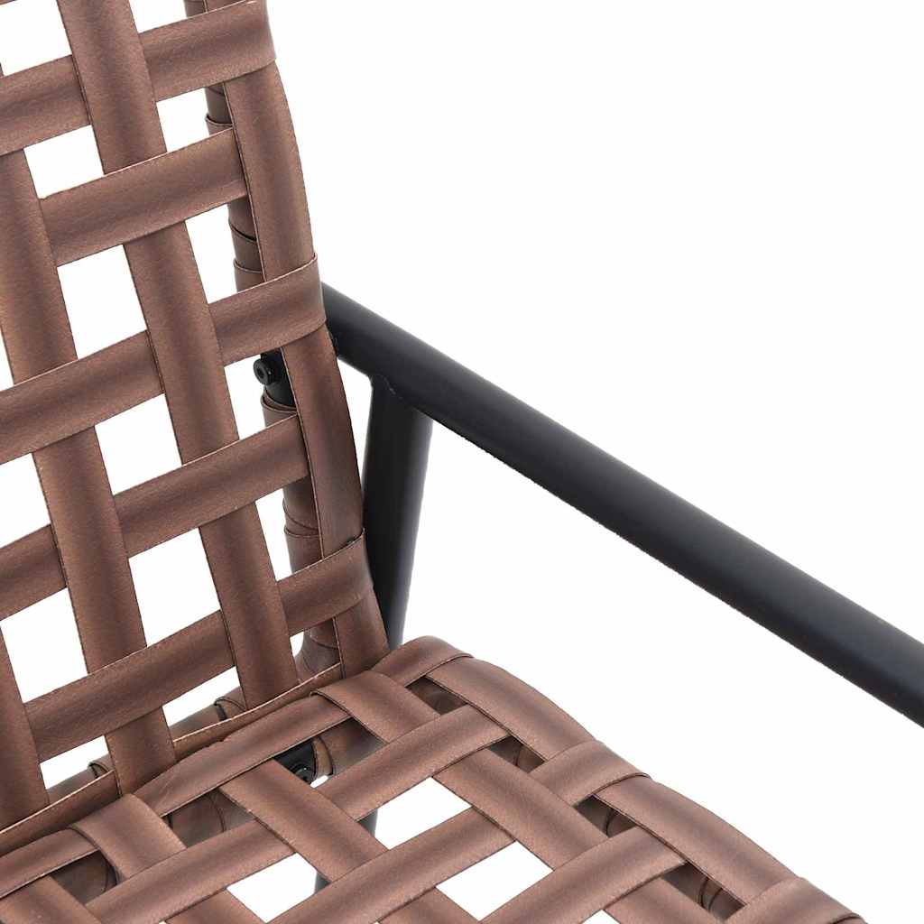 Ensemble de salle à manger pour jardin 4 pcs Marron polyrotin - XIOS