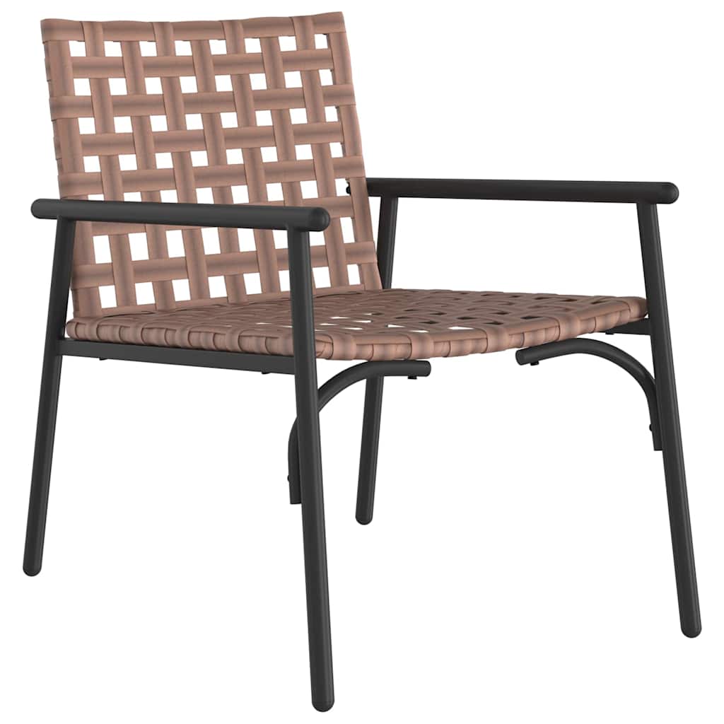 Ensemble de salle à manger pour jardin 4 pcs Marron polyrotin - XIOS