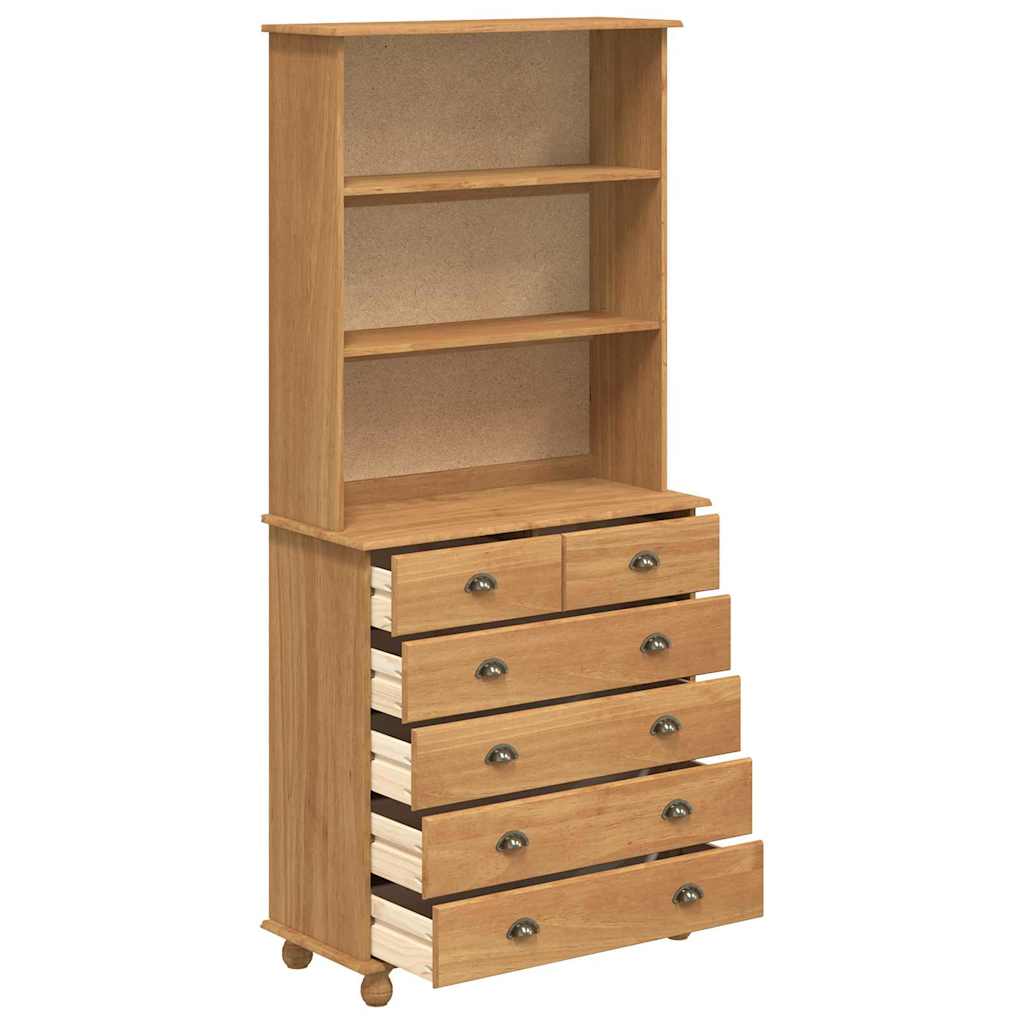 Hutch ASKIM Cire de Miel 91 x 40 x 200,5 cm Bois de pin massif - XIOS