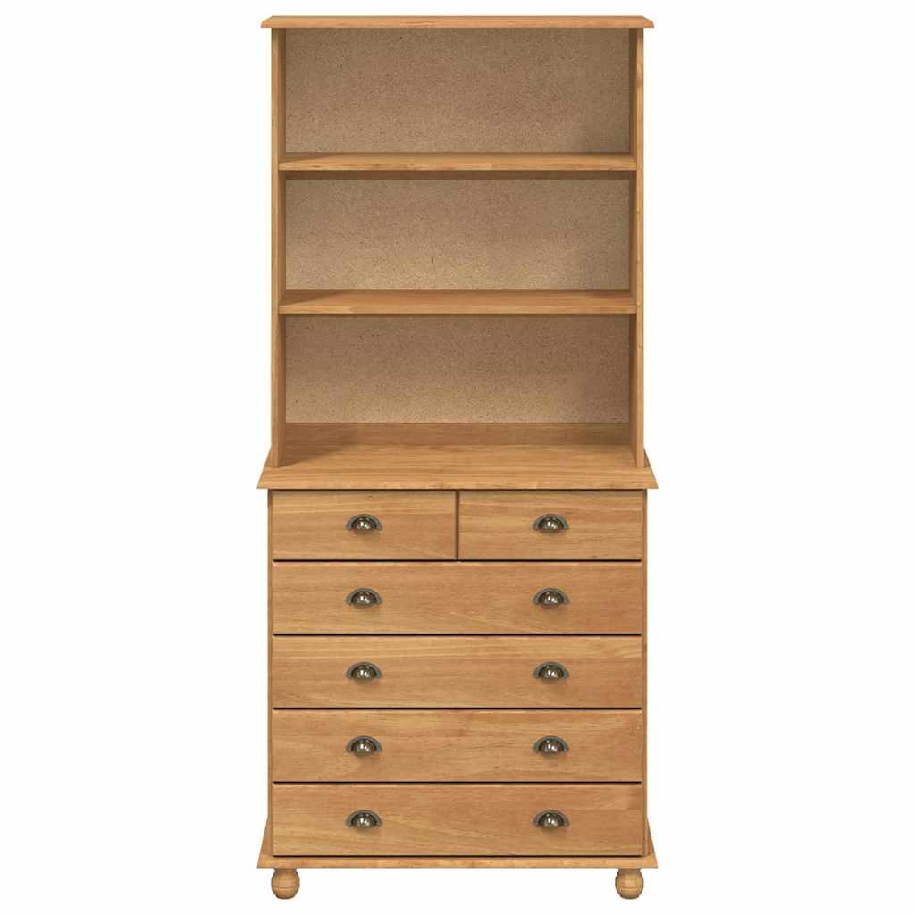 Hutch ASKIM Cire de Miel 91 x 40 x 200,5 cm Bois de pin massif - XIOS