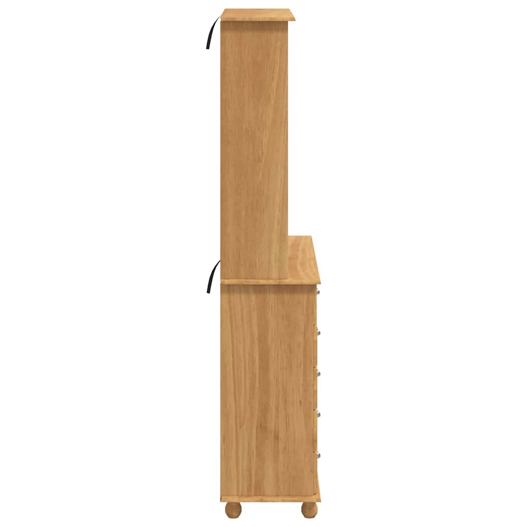 Hutch ASKIM Cire de Miel 91 x 40 x 200,5 cm Bois de pin massif - XIOS