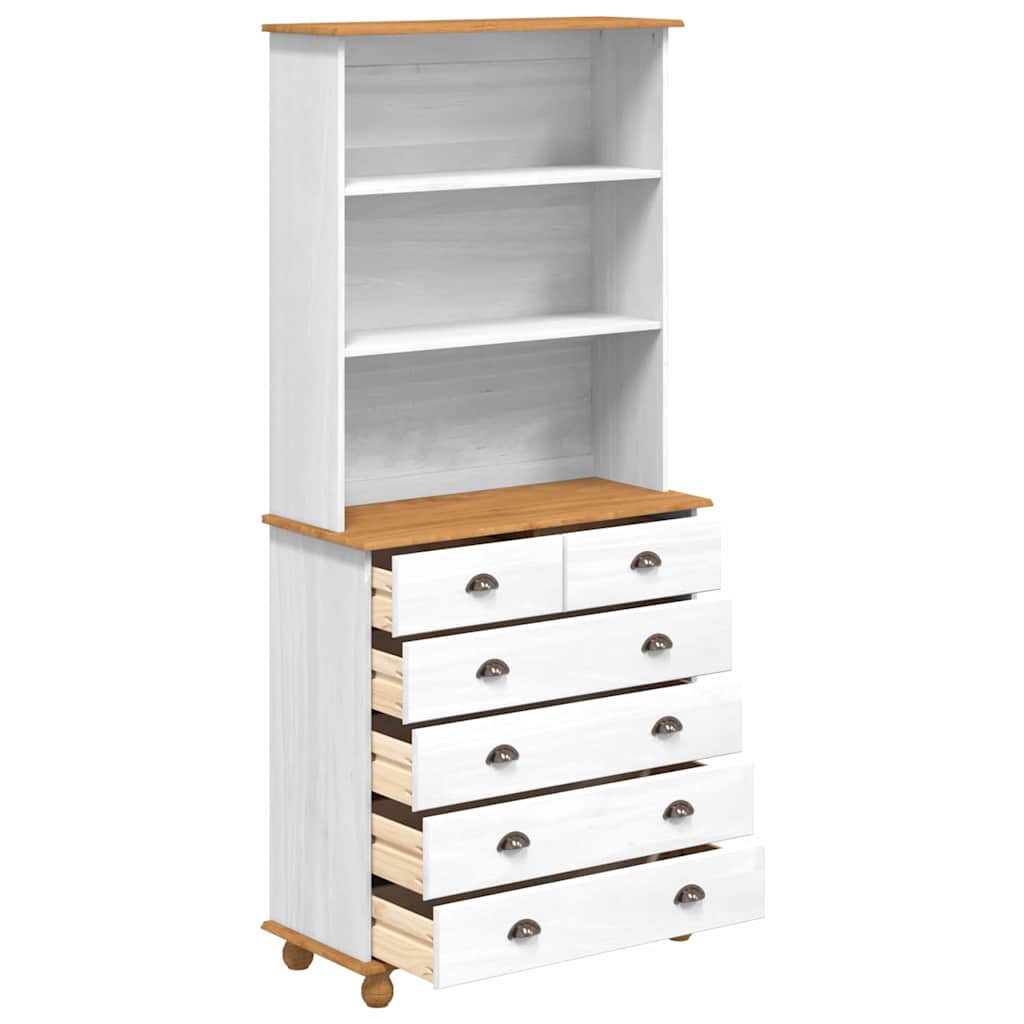 Hutch ASKIM Blanc 91 x 40 x 200,5 cm Bois de pin massif - XIOS