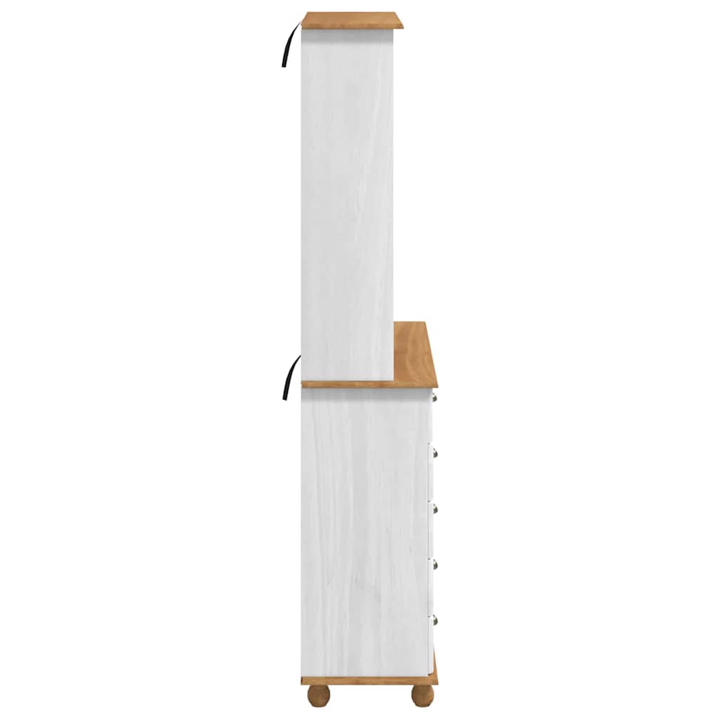 Hutch ASKIM Blanc 91 x 40 x 200,5 cm Bois de pin massif - XIOS