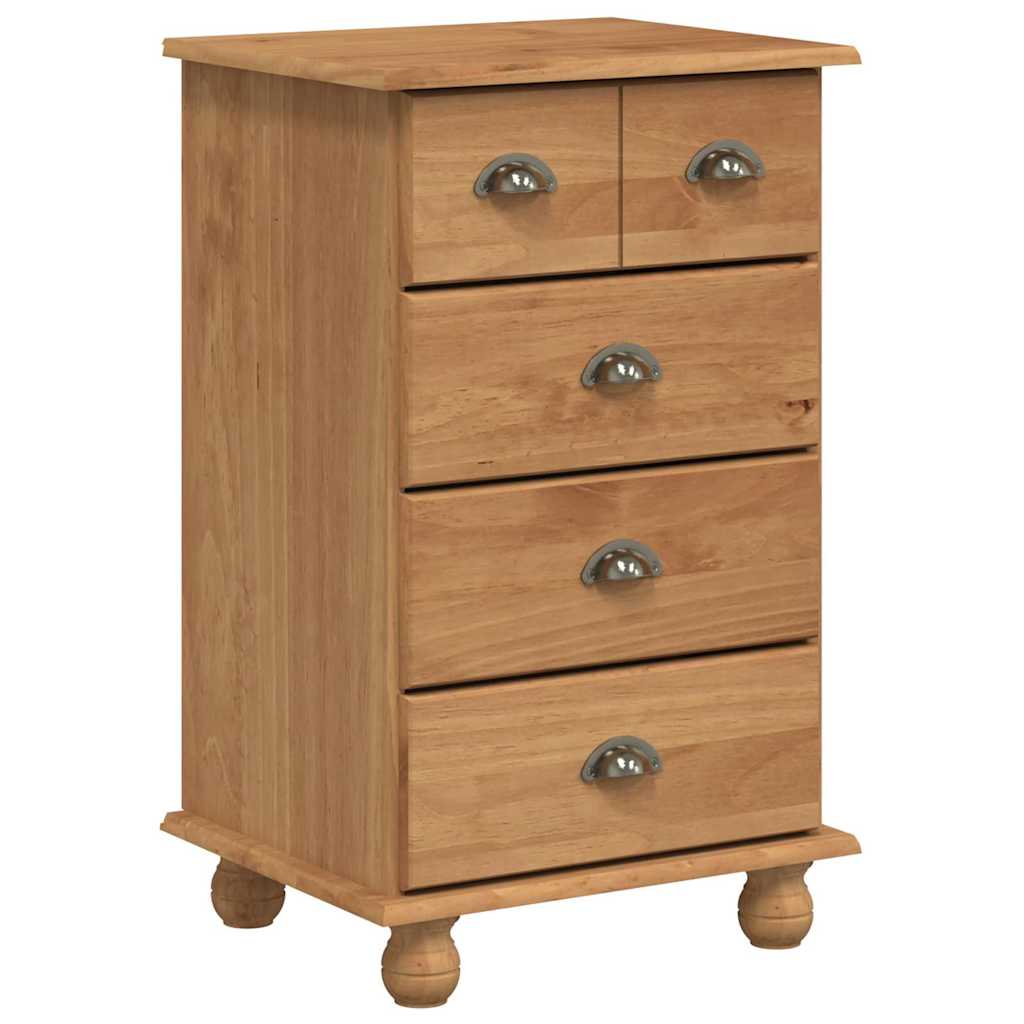 Commode ASKIM Marron 45,8 x 40 x 79 cm Bois de pin massif - XIOS