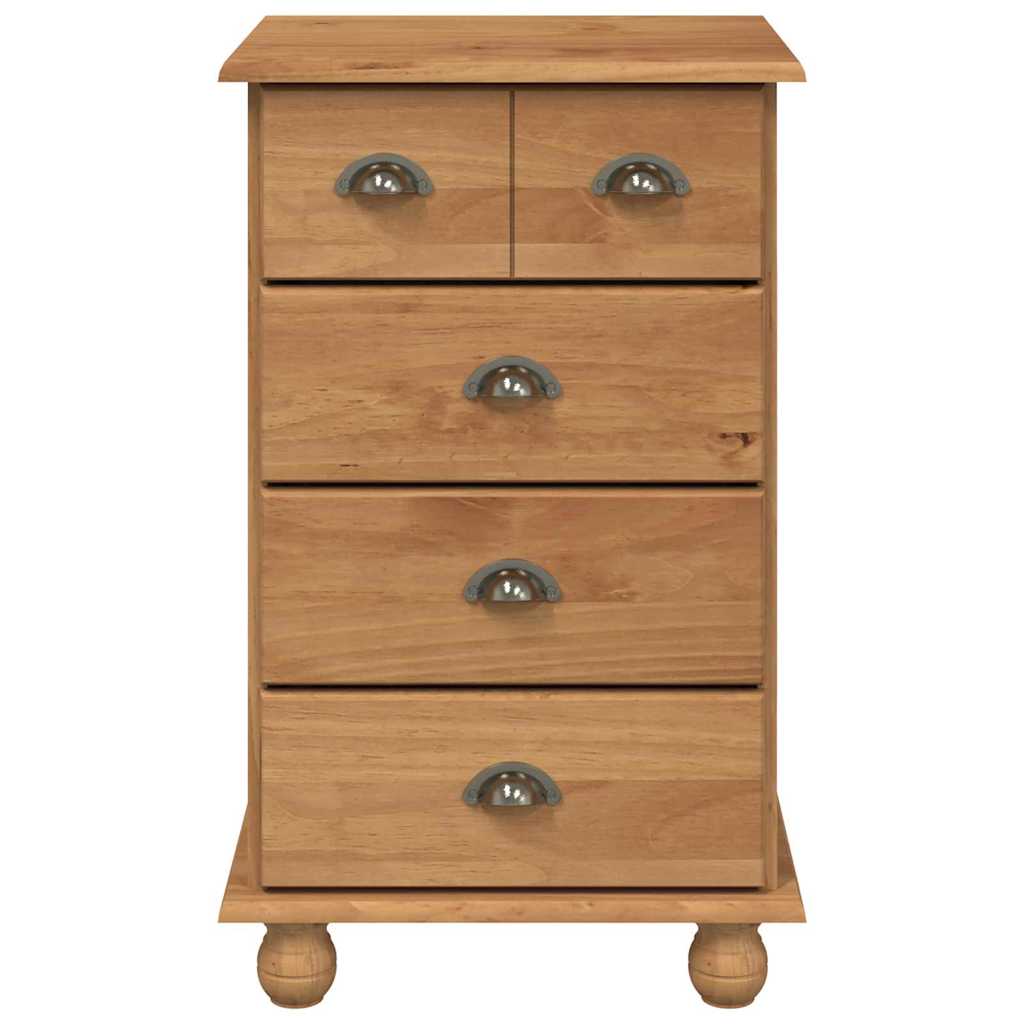 Commode ASKIM Marron 45.8 x 40 x 79 cm Bois de pin massif - XIOS