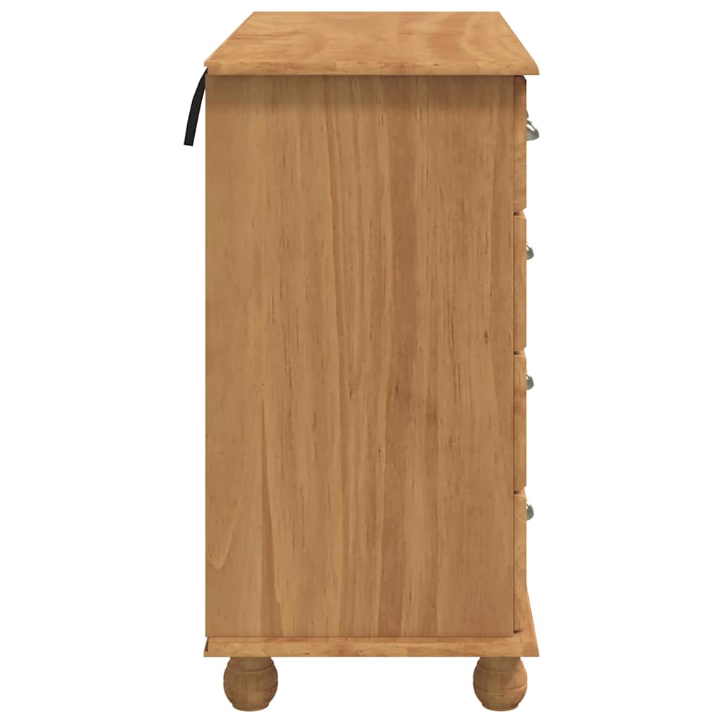 Commode ASKIM Marron 91 x 40 x 79 cm Bois de pin massif - XIOS