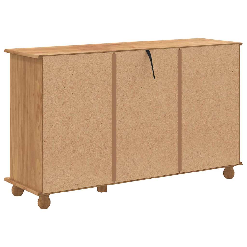 Commode ASKIM Marron 79 x 40 x 133,5 cm Bois de pin massif - XIOS