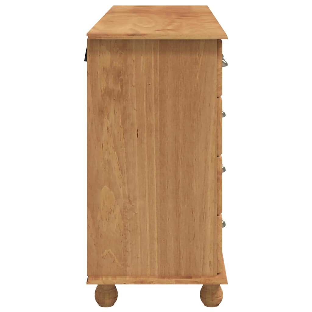 Commode ASKIM Marron 79 x 40 x 133,5 cm Bois de pin massif - XIOS