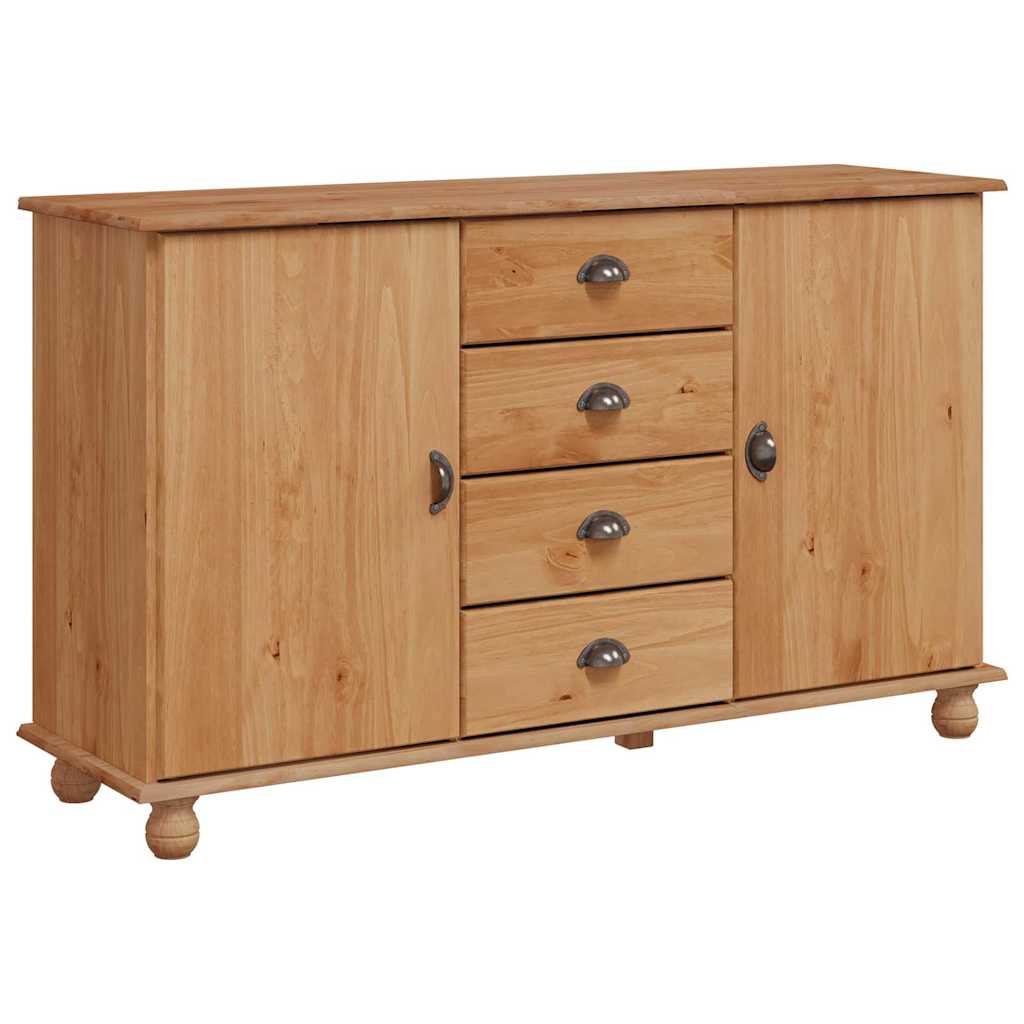 Buffet avec tiroir ASKIM 133,5 x 40 x 79 cm Bois de pin massif - XIOS