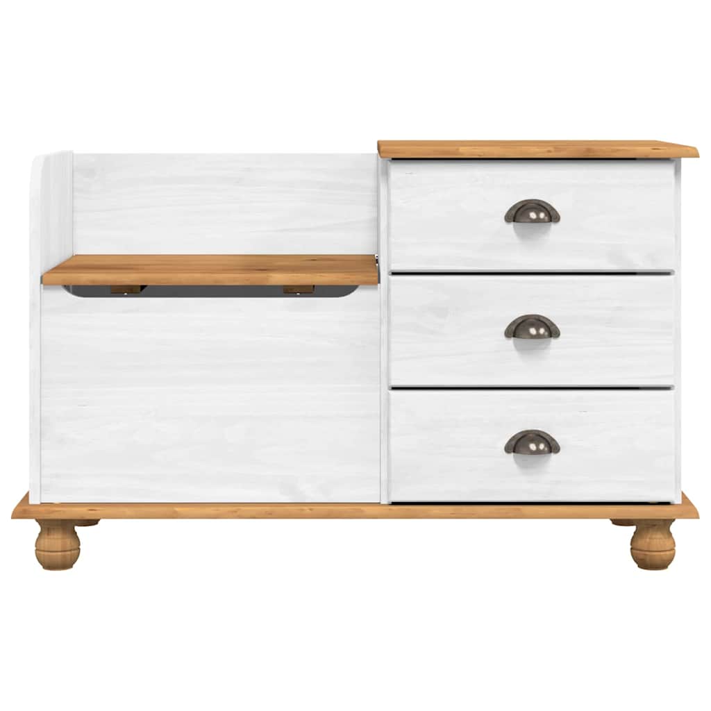 Banc de rangement avec tiroir ASKIM Blanc 100 x 39 x 62 cm - XIOS