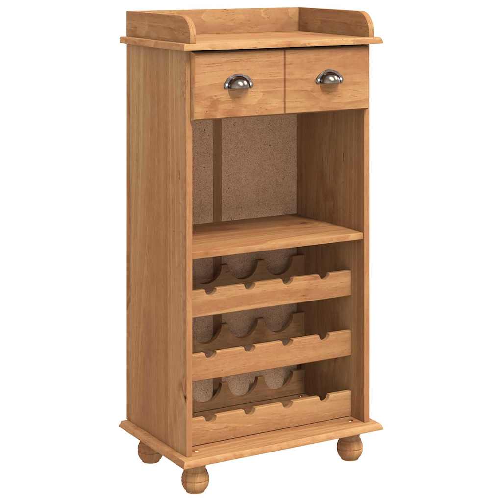 Cabinet à vin ASKIM Cire de Miel 57 x 37 x 114 cm - XIOS