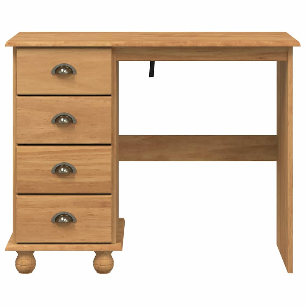 Bureau d'écriture avec tiroir ASKIM Marron 95 x 40 x 75 cm - XIOS