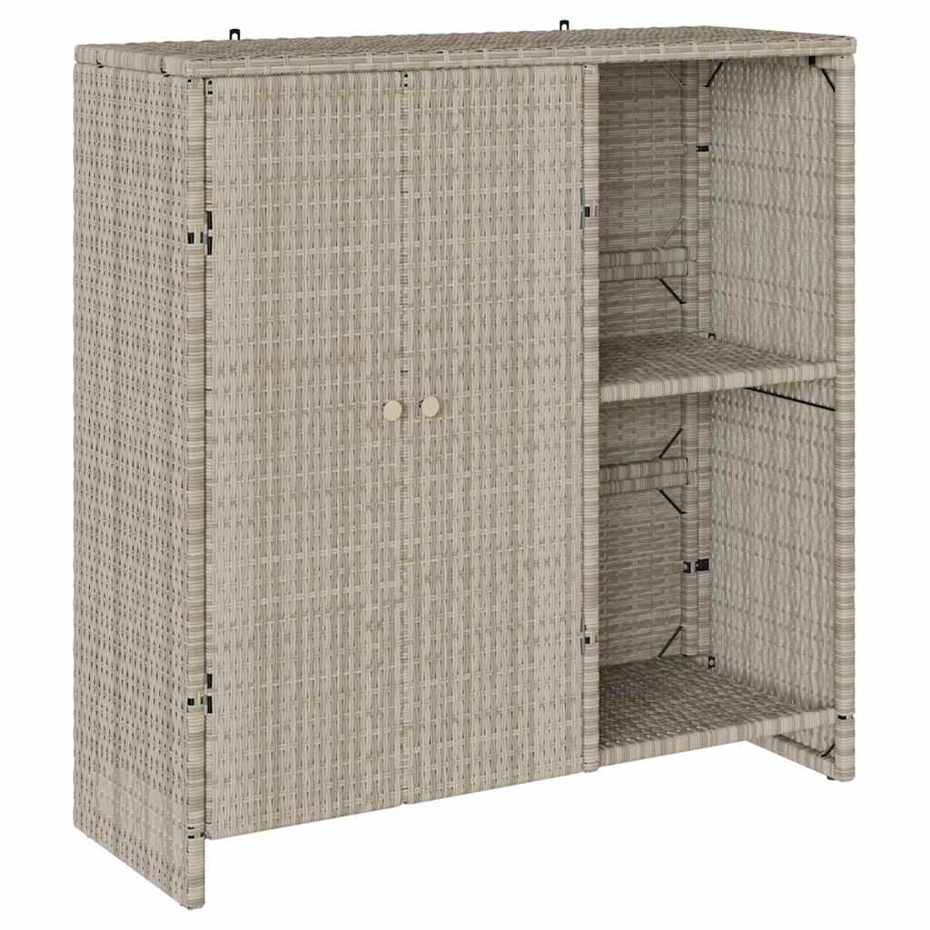 Armoire de rangement Gris clair 100 x 36 x 102 cm Rotin - XIOS