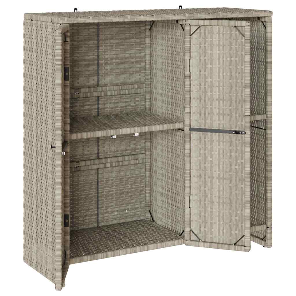 Armoire de rangement Gris clair 100 x 36 x 102 cm Rotin - XIOS