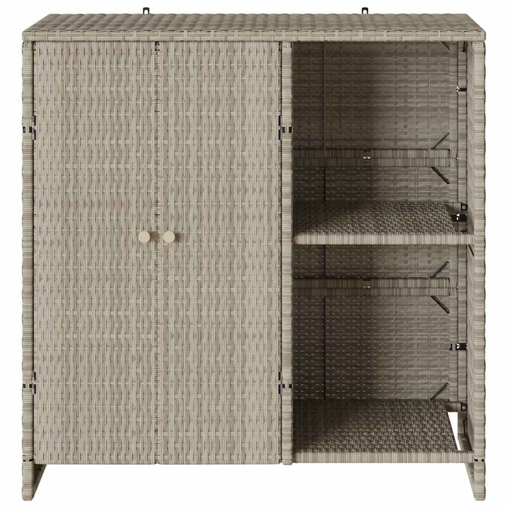 Armoire de rangement Gris clair 100 x 36 x 102 cm Rotin - XIOS