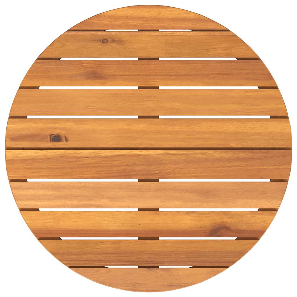 Ensemble de salle à manger de jardin 3 pcs en bois massif d'acacia