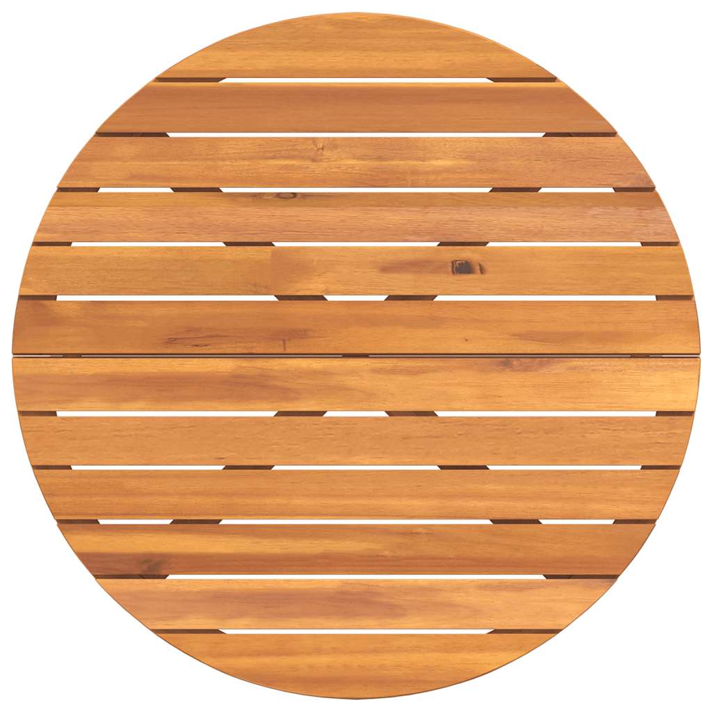 Ensemble de salle à manger de jardin 5 pcs en bois massif d'acacia