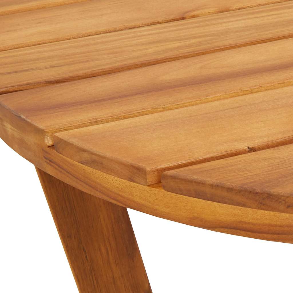 Ensemble de salle à manger de jardin 7 pcs en bois massif d'acacia