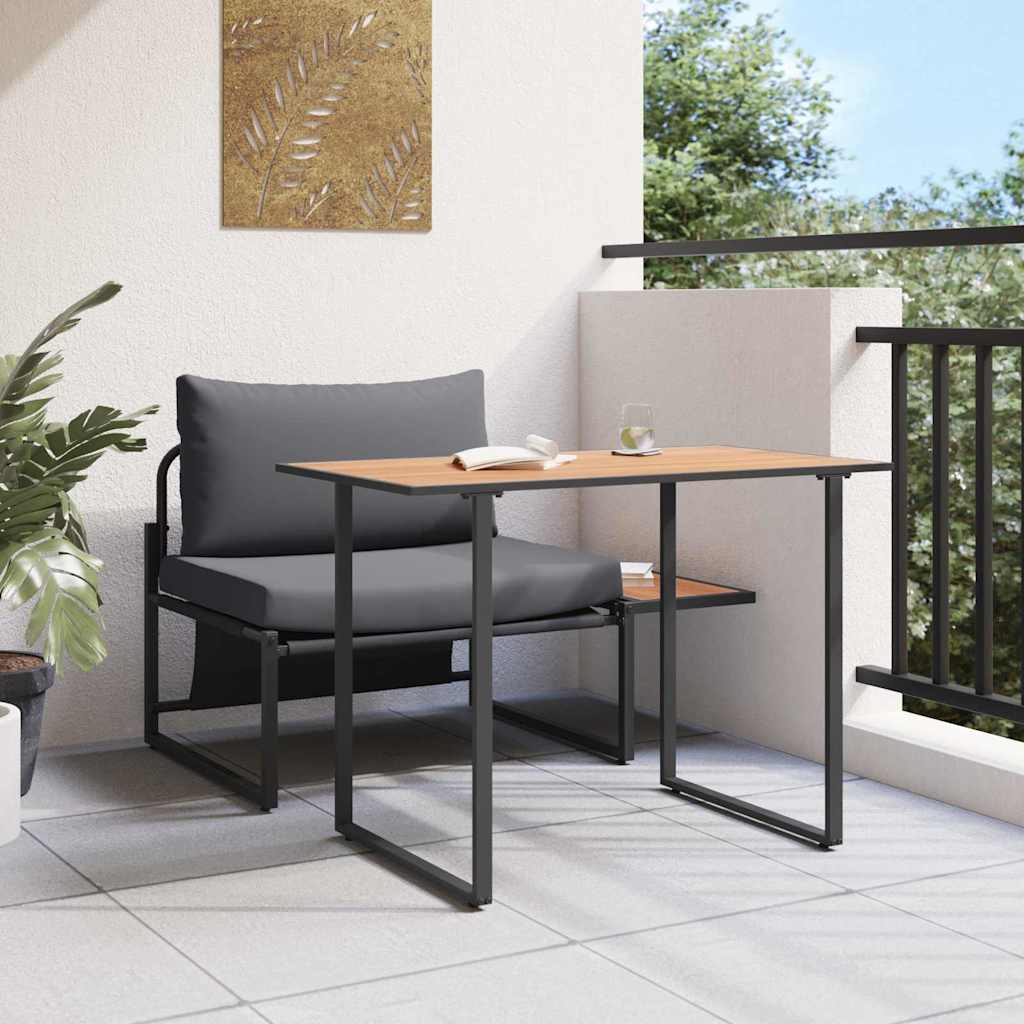 Mobilier de Patio en Acier 2 pcs Anthracite Acier - XIOS