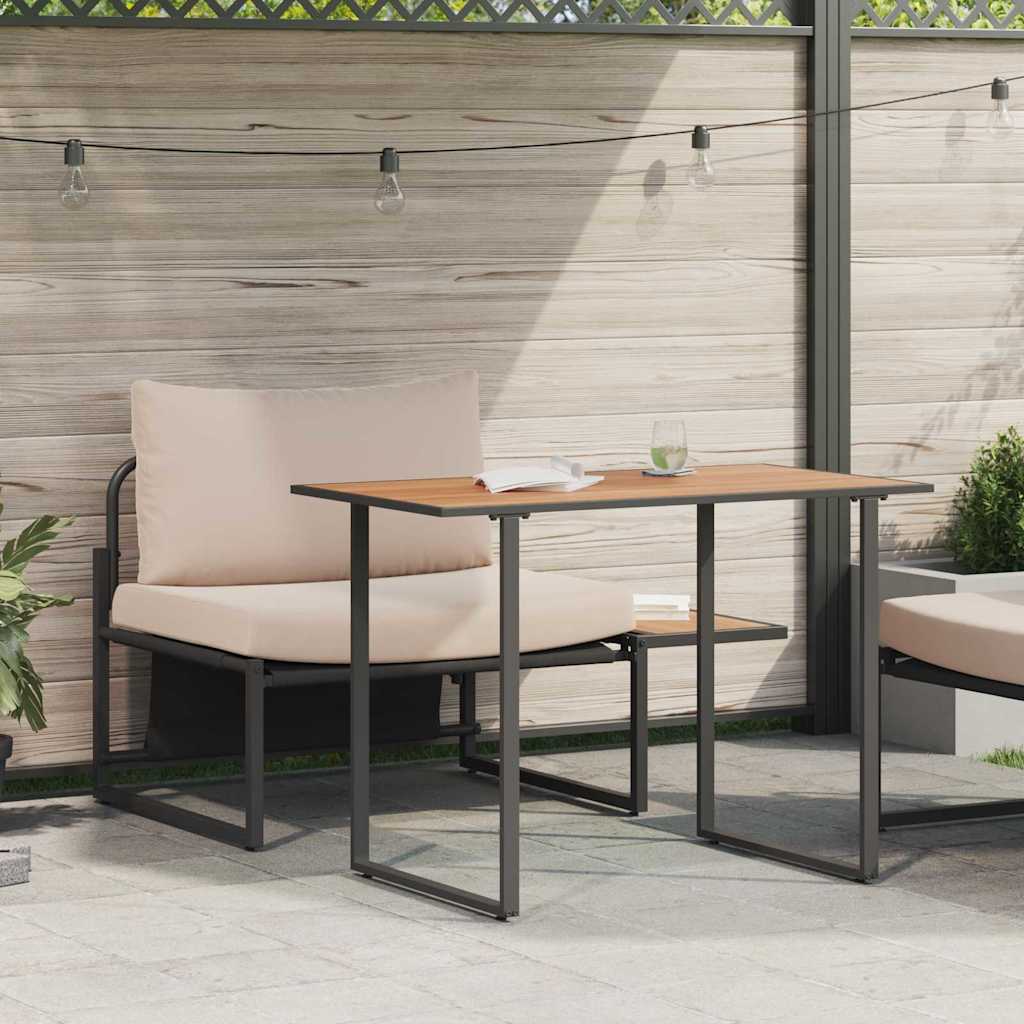 Mobilier de Patio en Acier 2 pcs Taupe Acier - XIOS