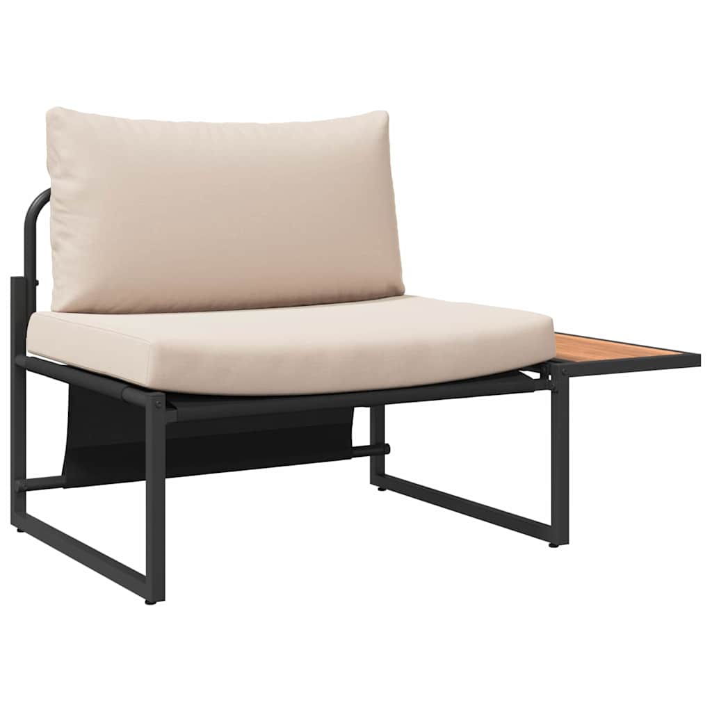 Mobilier de Patio en Acier 2 pcs Taupe Acier - XIOS