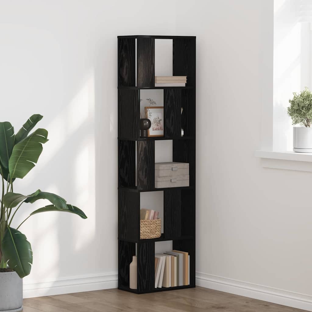 Étagère Chêne noir 45 x 23.5 x 162.5 cm Bois d'ingénierie - XIOS