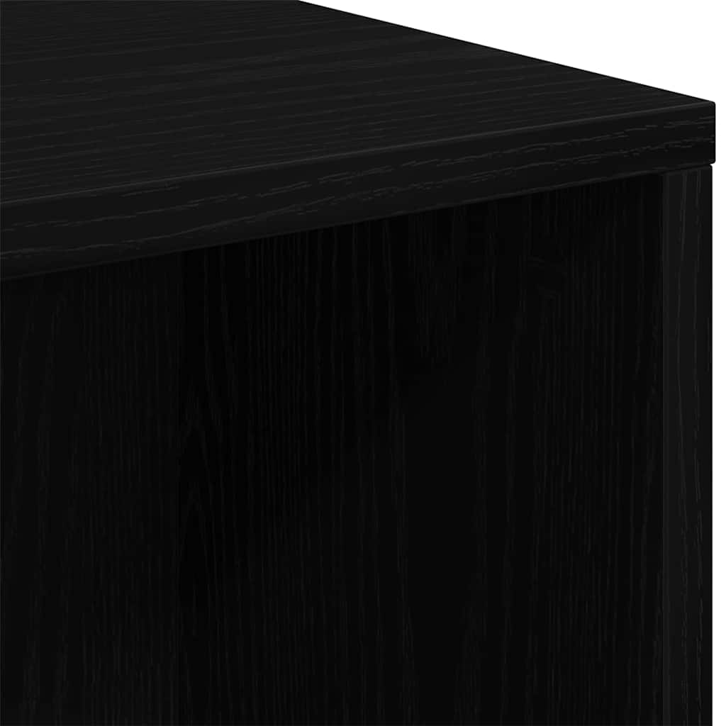 Bibliothèque Chêne noir 50 x 25 x 105 cm Bois d'ingénierie - XIOS