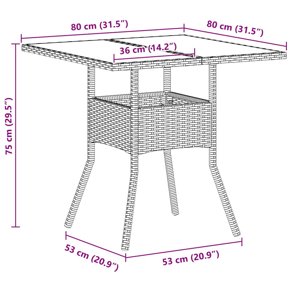 Ensemble de salle à manger pour jardin 3 pcs Gris clair