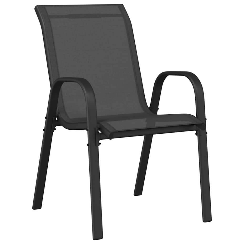 Ensemble bistro de jardin 3 pcs Noir Acier - XIOS
