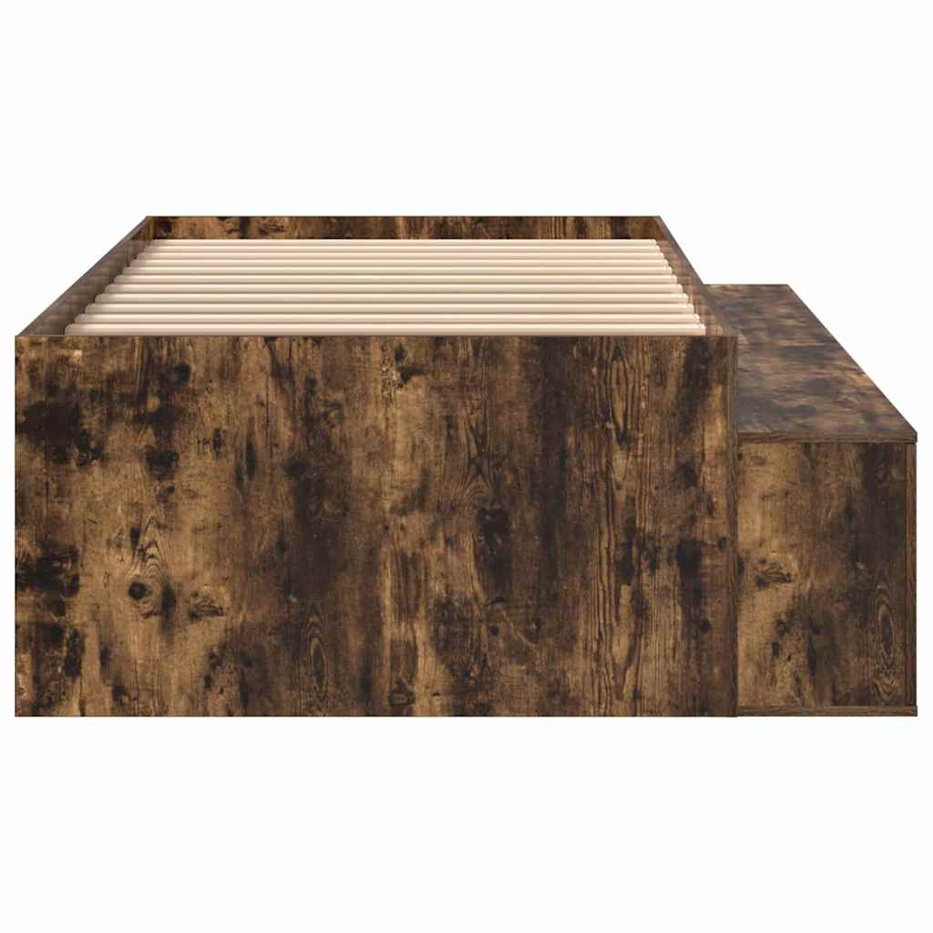 Cadre de lit Chêne fumé 80 x 200 cm Bois d'ingénierie - XIOS