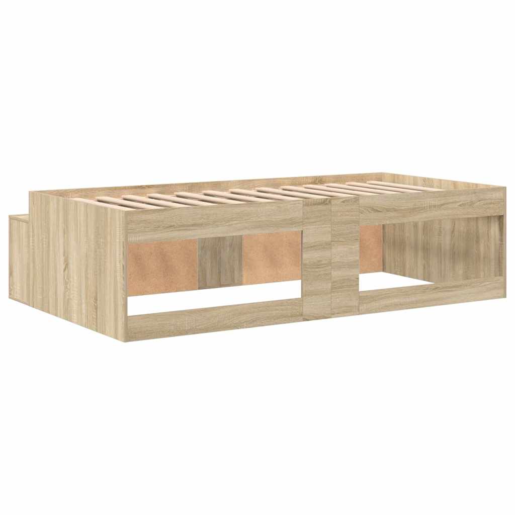 Cadre de lit Chêne Sonoma 70 x 190 cm Bois d'ingénierie - XIOS