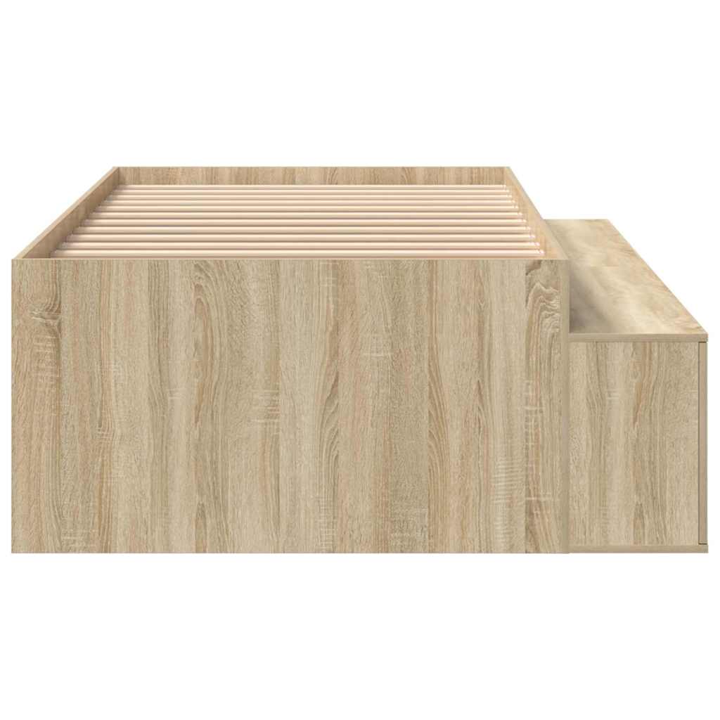 Cadre de lit Chêne Sonoma 70 x 190 cm Bois d'ingénierie - XIOS