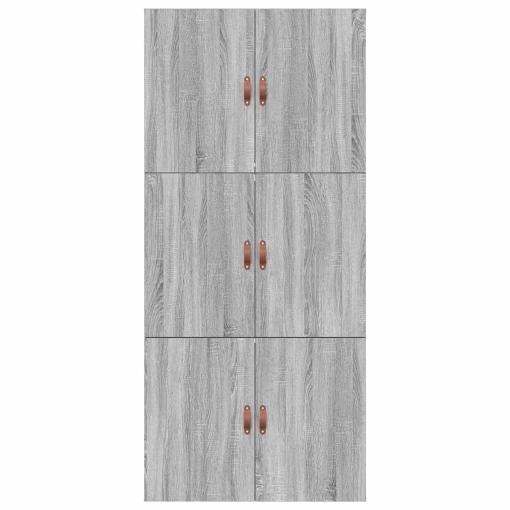 Cadre de lit Sonoma gris 200 x 80 x 31,5 cm Bois d'ingénierie - XIOS