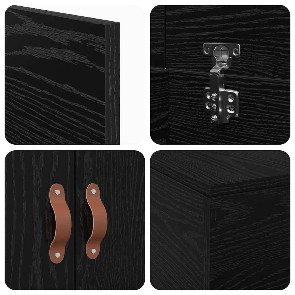 Cadre de lit Chêne noir 200 x 90 x 31,5 cm Bois d'ingénierie - XIOS