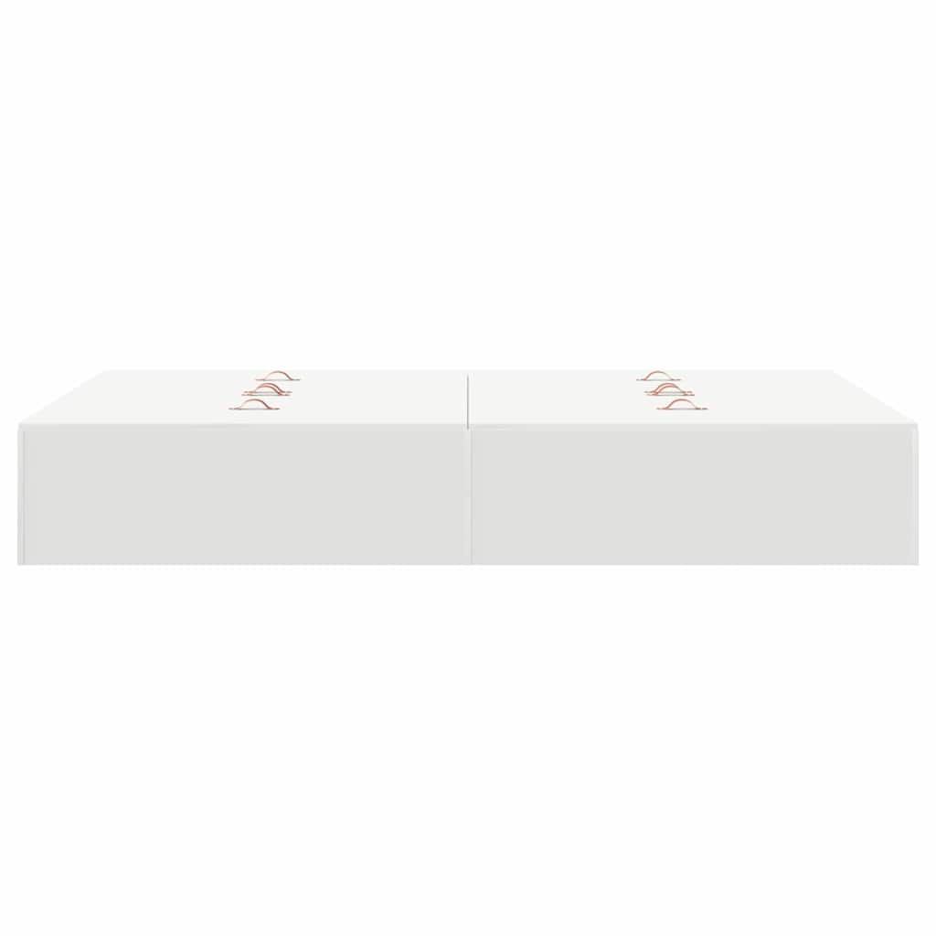 Cadre de lit avec rangement avec stockage Blanc 120 x 200 cm - XIOS