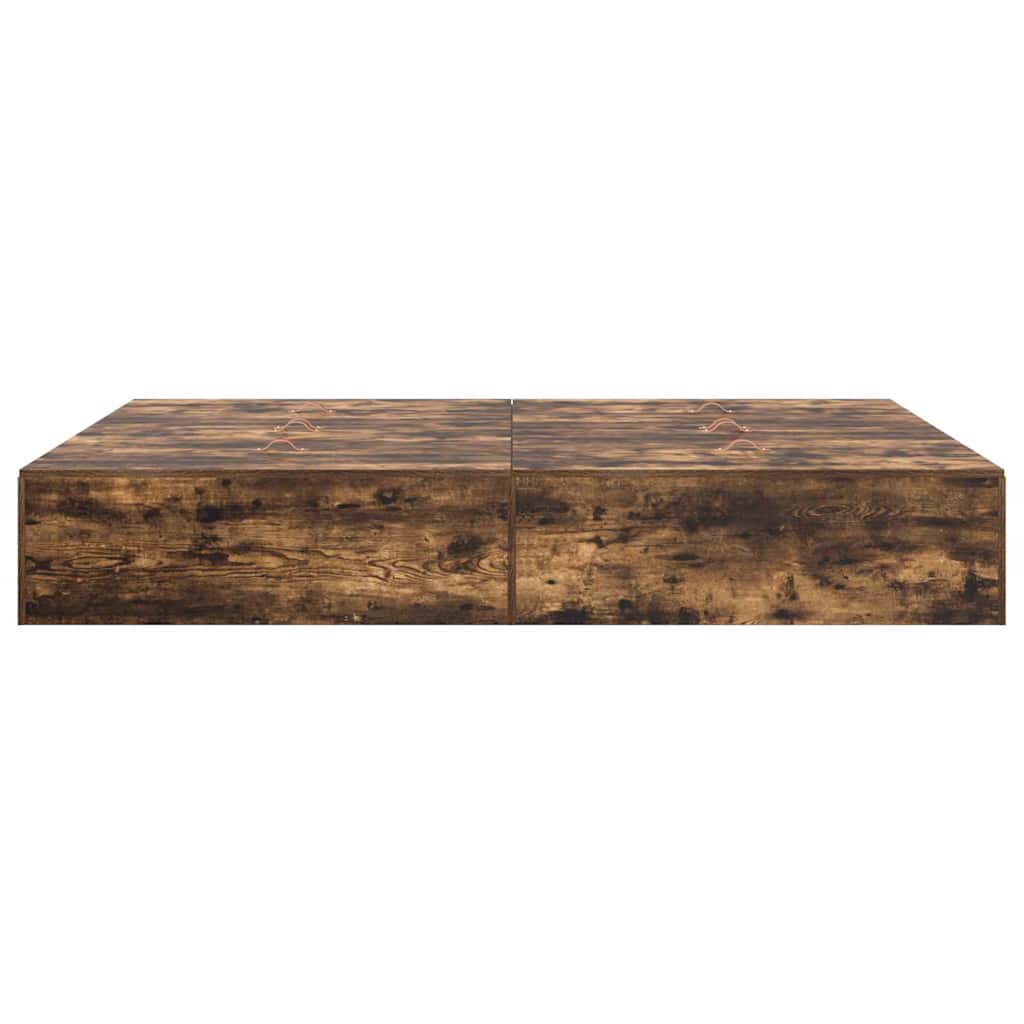 Cadre de lit Chêne fumé 200 x 150 x 31,5 cm Bois d'ingénierie - XIOS