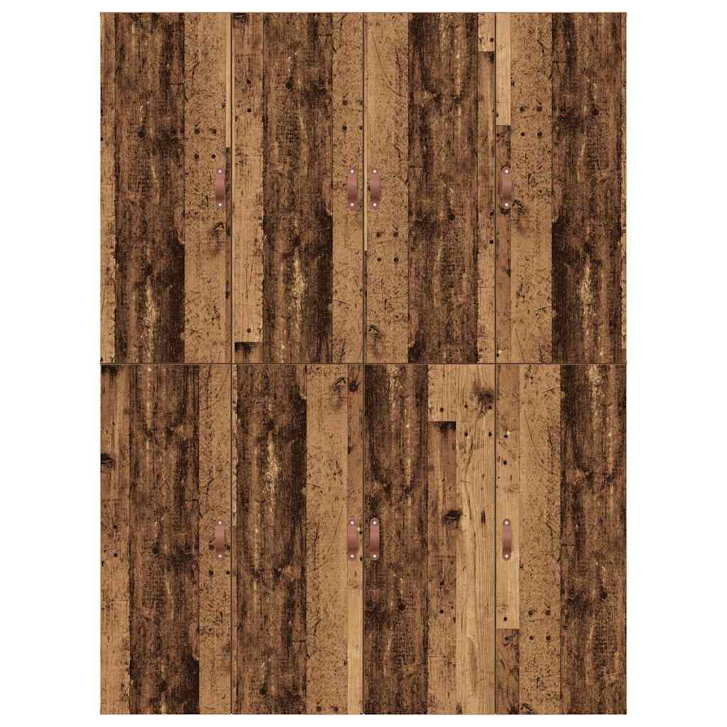 Cadre de lit avec rangement Bois Ancien 150 x 200 cm - XIOS