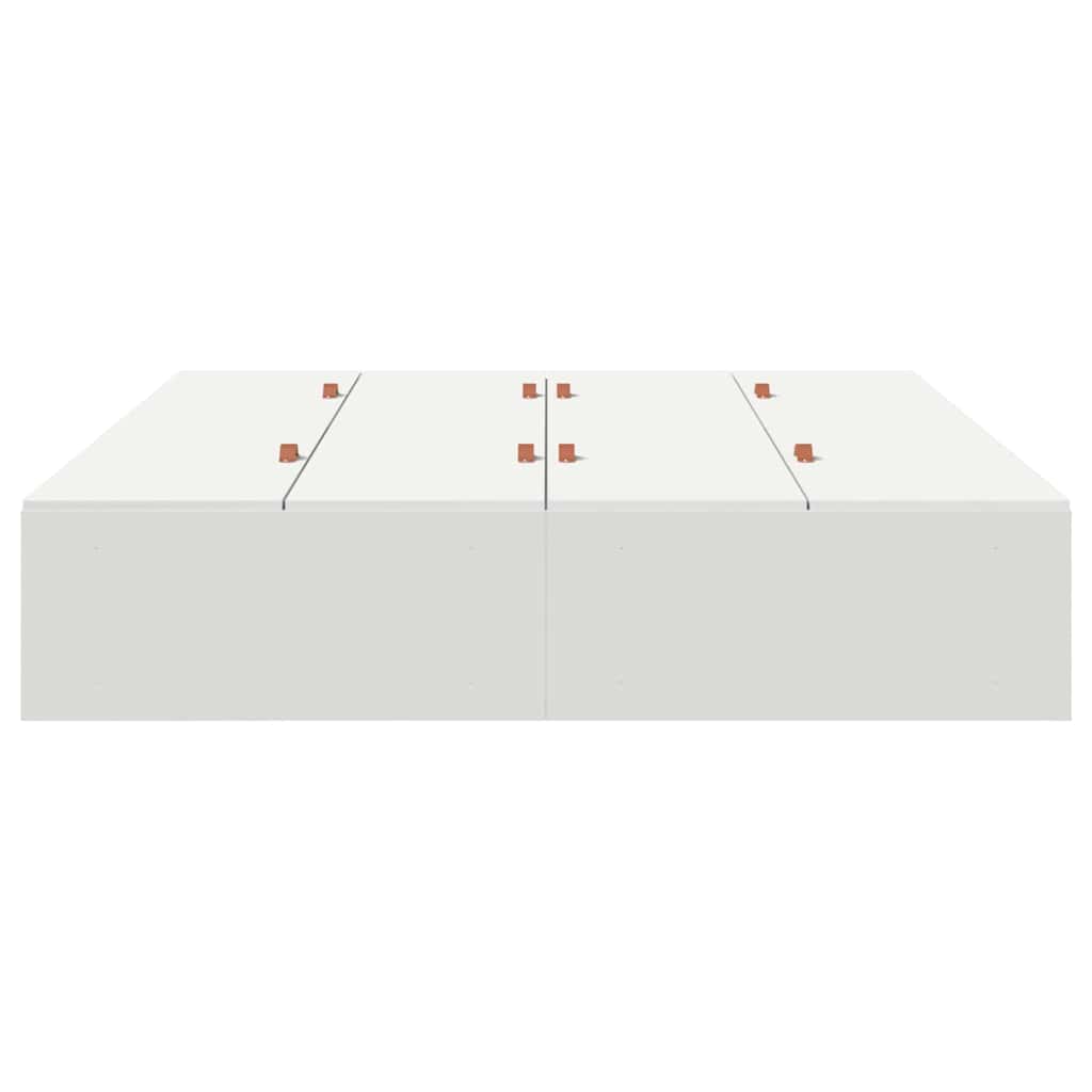 Cadre de lit avec rangement avec stockage Blanc 160 x 200 cm - XIOS