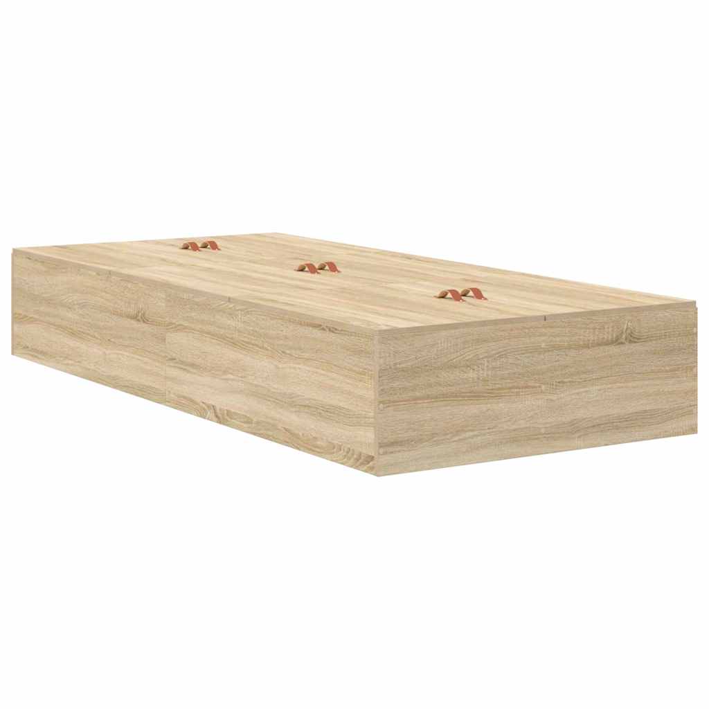 Cadre de lit Chêne sonoma 190 x 90 x 31,5 cm Bois d'ingénierie - XIOS