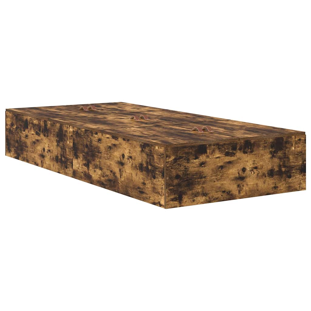 Cadre de lit Chêne fumé 190 x 90 x 31,5 cm Bois d'ingénierie - XIOS
