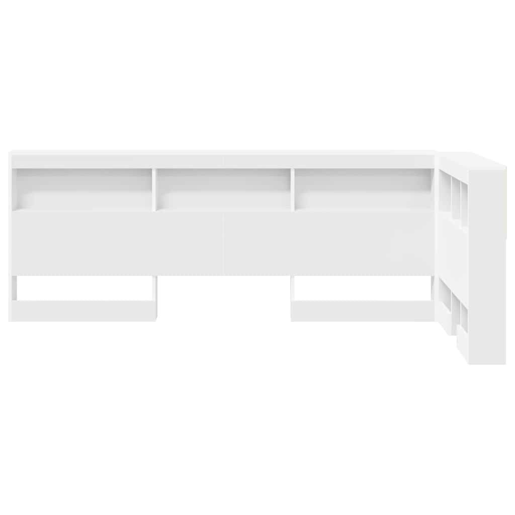 Tête de lit de rangement Blanc 80 cm Bois d'ingénierie - XIOS